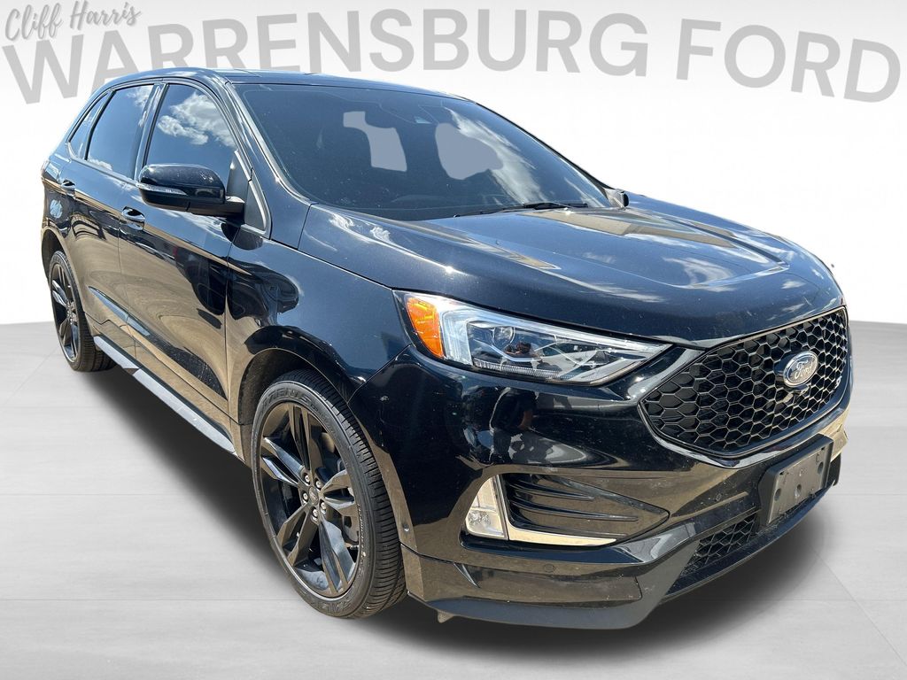 Agate Black Metallic 2021 Ford Edge SUV / Crossover All-Wheel Drive 7-Speed Automatic