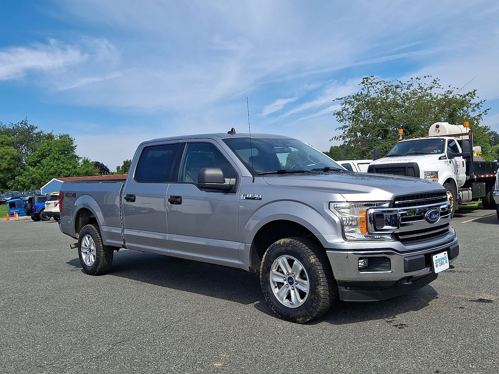Iconic Silver Metallic 2020 Ford F-150 Pickup Truck Four-Wheel Drive Automatic