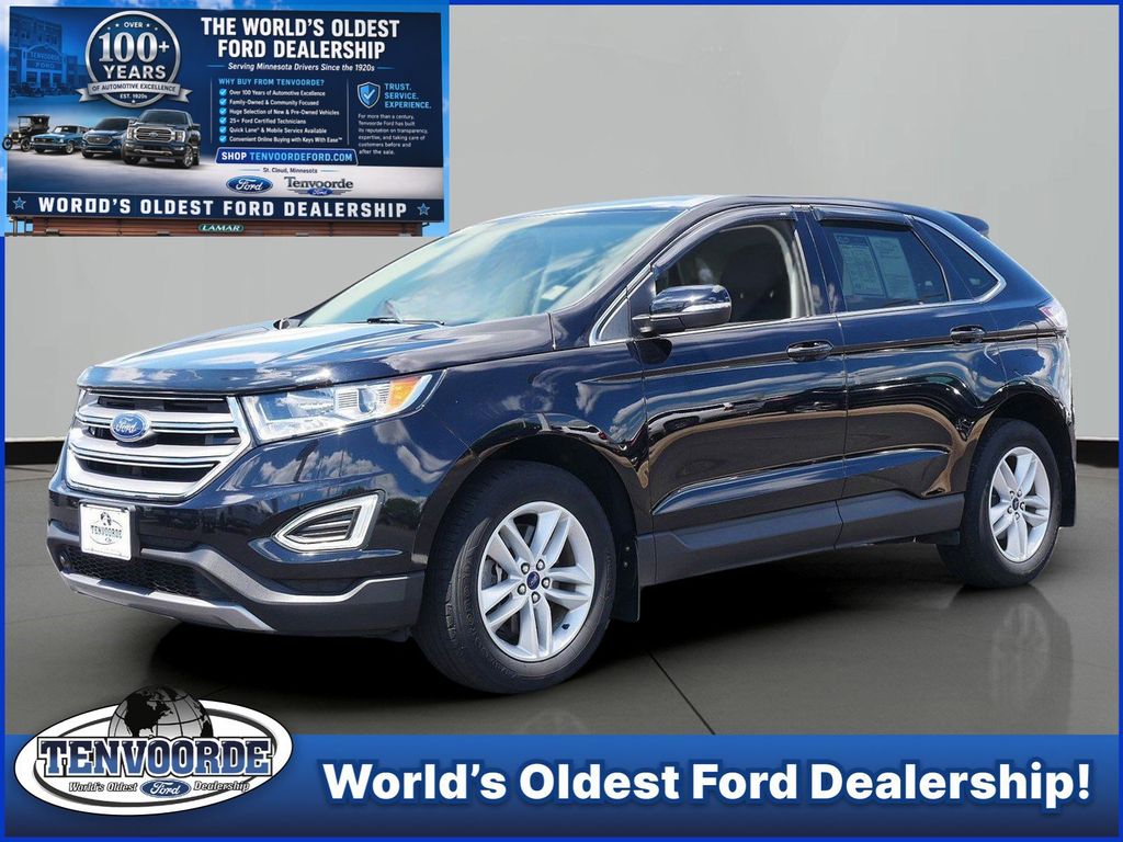 Shadow Black 2017 Ford Edge SUV / Crossover All-Wheel Drive 6-Speed Automatic