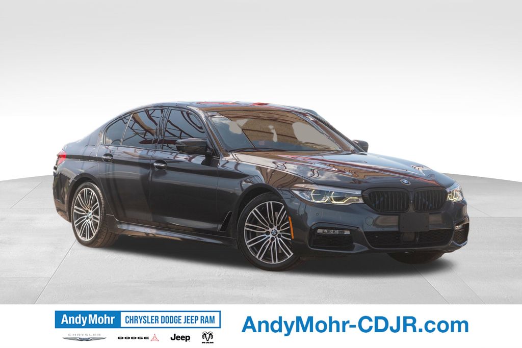 Gray (Dark Graphite) 2018 BMW 5 Series Sedan All-Wheel Drive 8-Speed Automatic