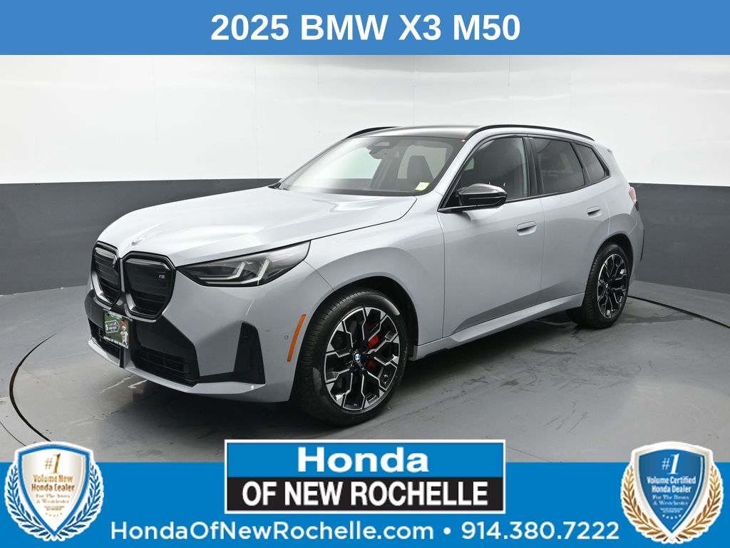 Gray (Brooklyn Grey Metallic) 2025 BMW X3 SUV / Crossover All-Wheel Drive 8-Speed Automatic