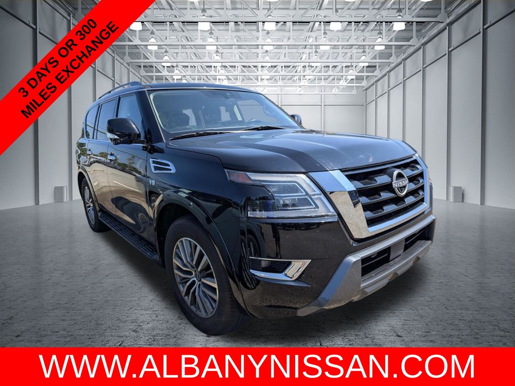 Super Black 2021 Nissan Armada SUV / Crossover 4X2 7-Speed Automatic