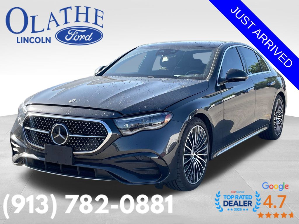 Black 2025 Mercedes-Benz E-Class E 350 4MATIC Sedan All-Wheel Drive 9-Speed Automatic