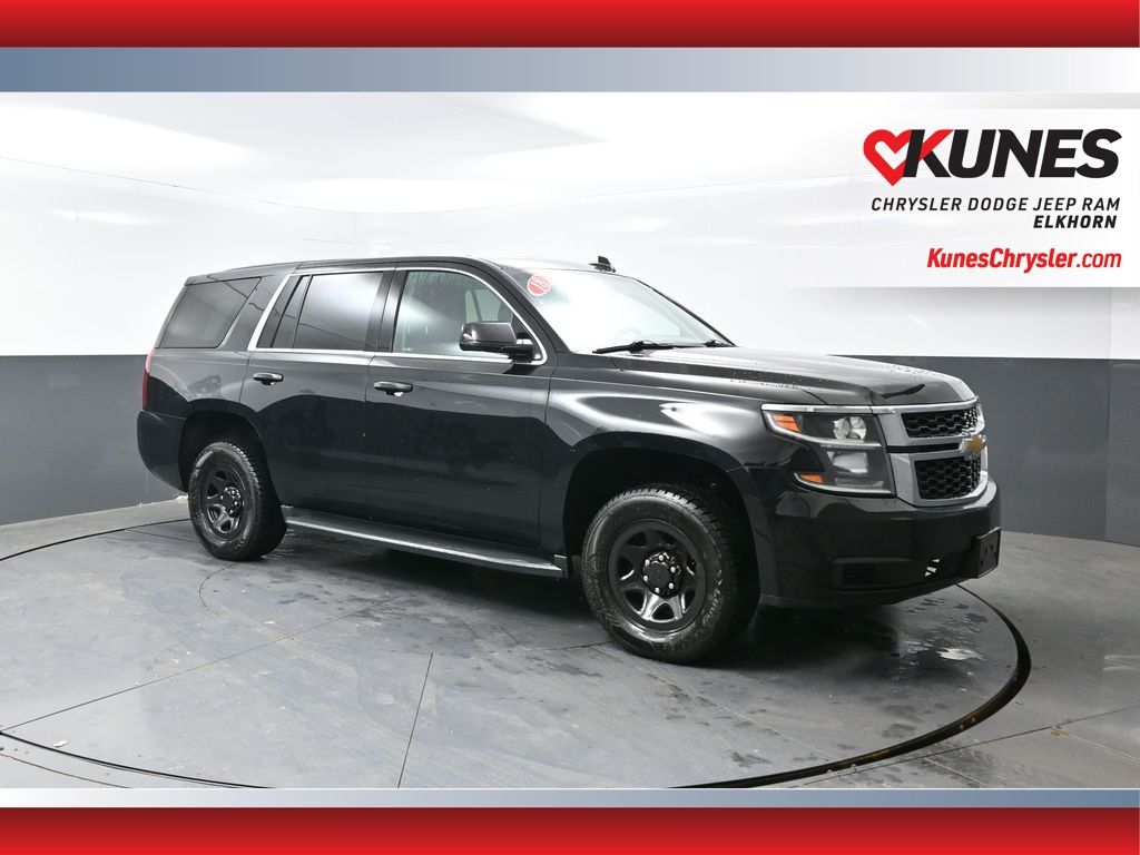 Black 2018 Chevrolet Tahoe Police RWD SUV / Crossover 4X2 6-Speed Automatic Overdrive