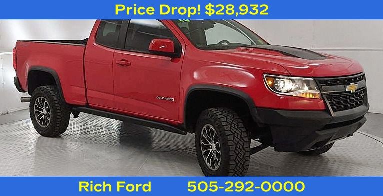 Red Hot 2018 Chevrolet Colorado ZR2 Extended Cab LB 4WD Pickup Truck Four-Wheel Drive 6-Speed Automatic