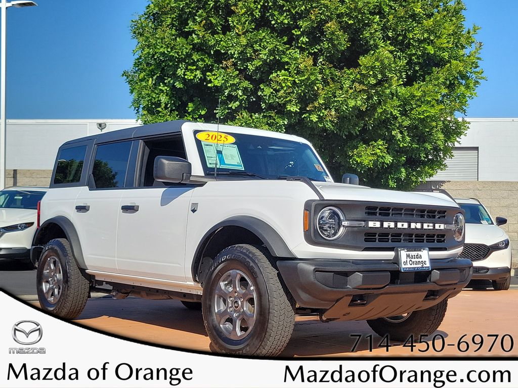 Oxford White 2025 Ford Bronco Big Bend 4-Door 4WD SUV / Crossover Four-Wheel Drive Automatic