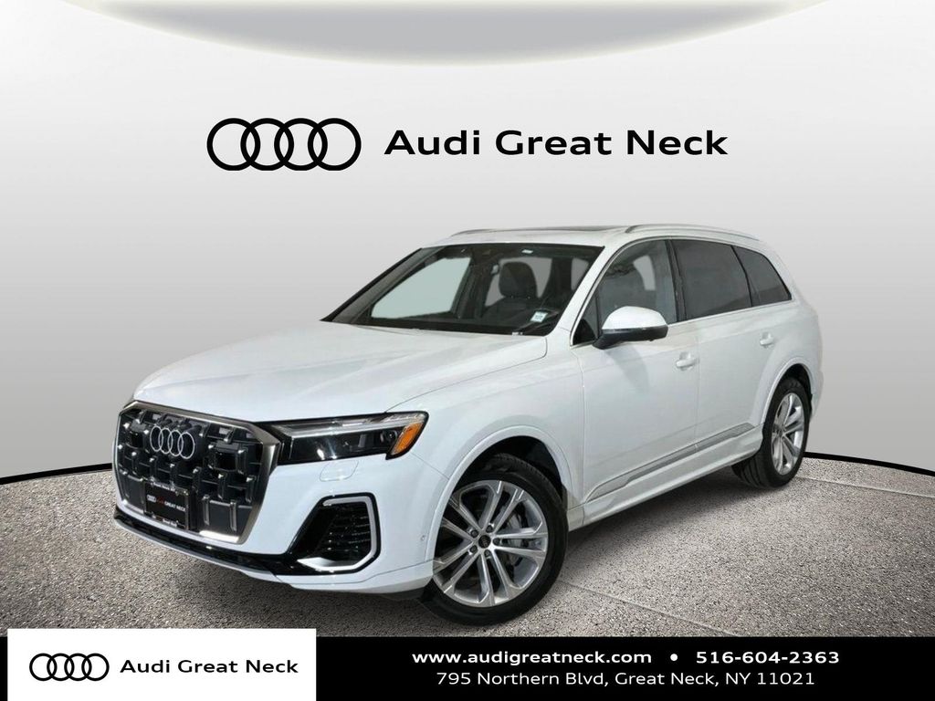 Glacier White 2025 Audi Q7 quattro Premium Plus 55 TFSI SUV / Crossover All-Wheel Drive 8-Speed Automatic