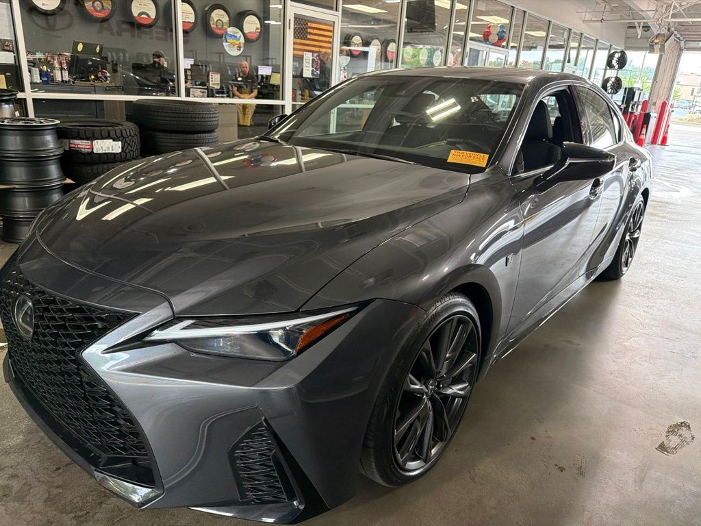 Gray 2025 Lexus IS Sedan Rear-Wheel Drive 8-Speed Automatic