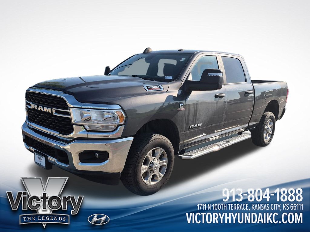 Gray (Granite Crystal Metallic Clearcoat) 2024 RAM 2500 Pickup Truck Four-Wheel Drive 6-Speed Automatic