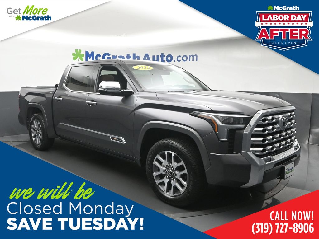 Magnetic Gray Metallic 2022 Toyota Tundra Pickup Truck Four-Wheel Drive Automatic