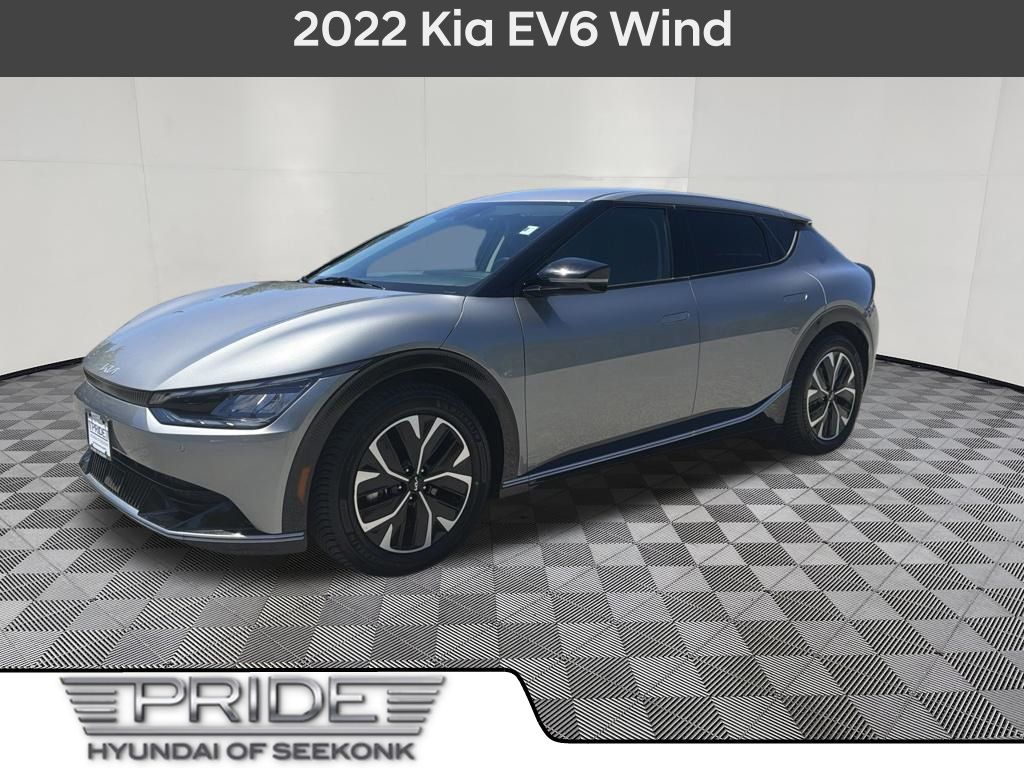 Steel Gray 2022 Kia EV6 Wind AWD SUV / Crossover All-Wheel Drive 1-Speed Automatic