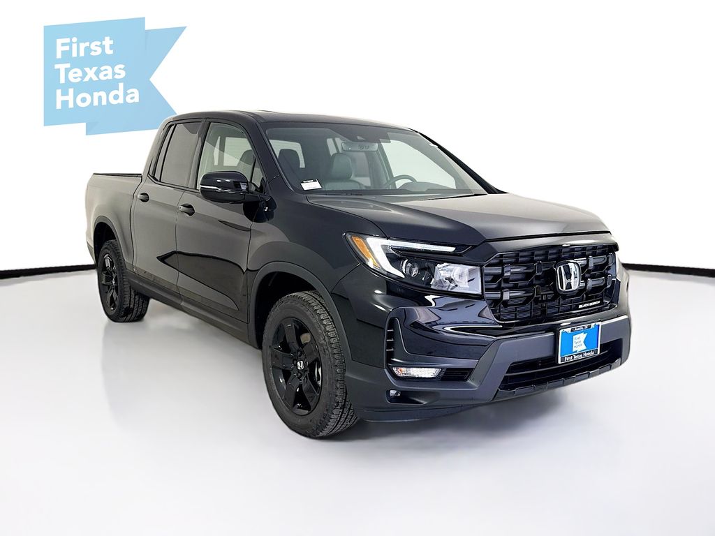 Crystal Black Pearl 2026 Honda Ridgeline Pickup Truck All-Wheel Drive 9-Speed Automatic
