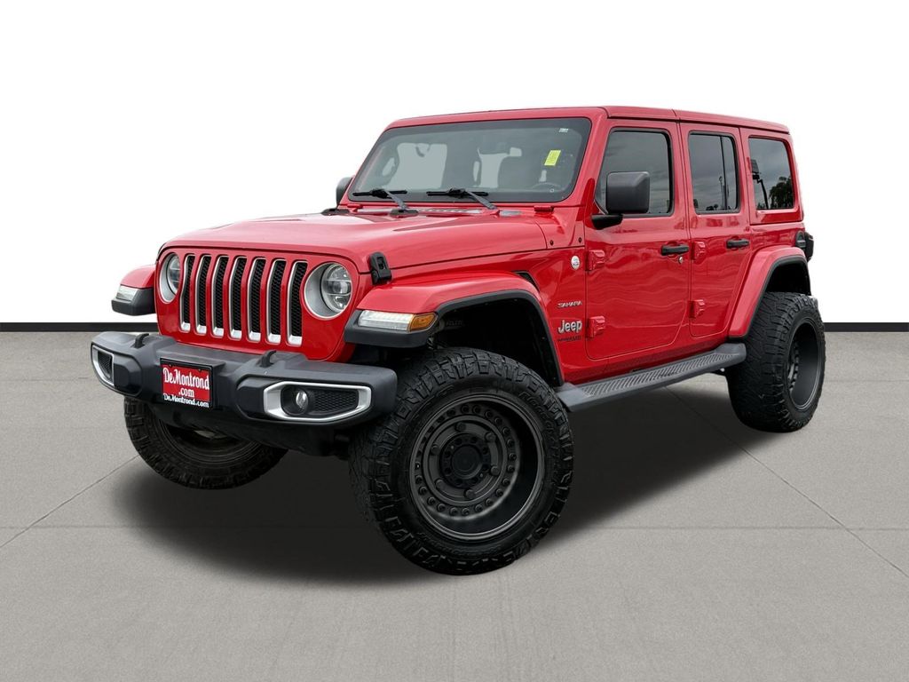 2018 Jeep Wrangler Unlimited Sahara Red at Classic Elite Chevrolet Sugar Land
