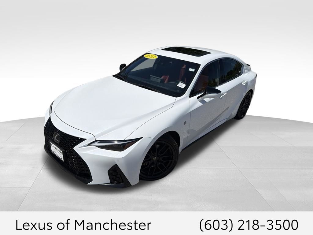Ultra White 2023 Lexus IS Sedan Rear-Wheel Drive 8-Speed Automatic