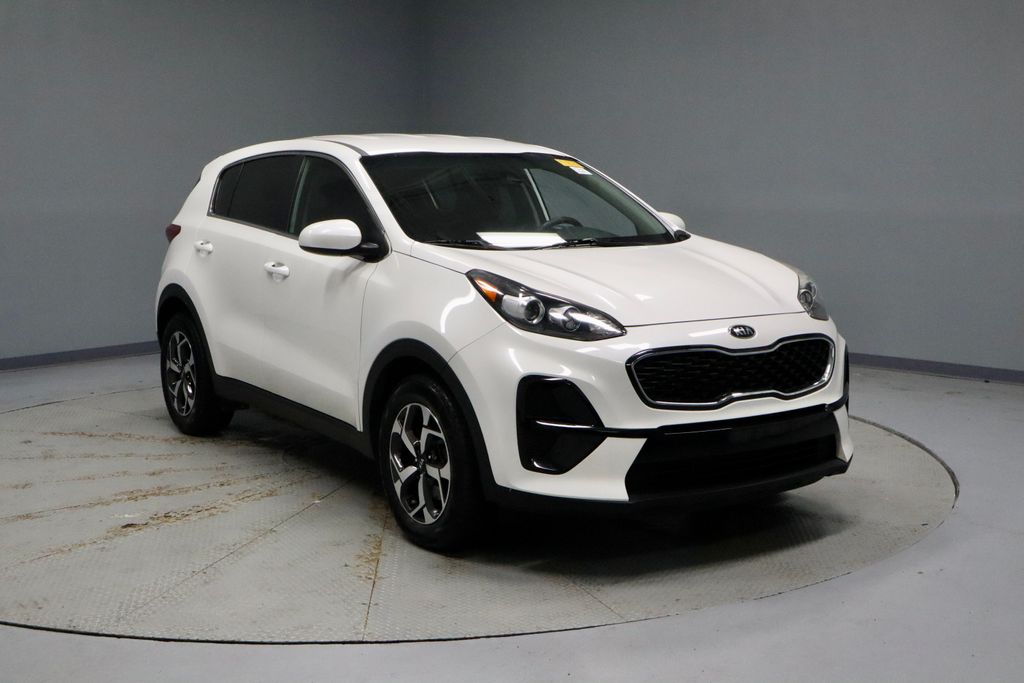 Snow White Pearl 2021 Kia Sportage SUV / Crossover Front-Wheel Drive 6-Speed Automatic Overdrive
