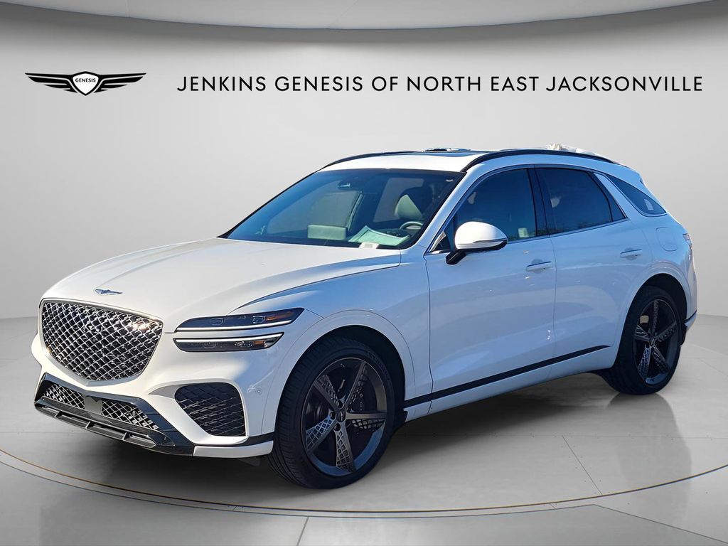 Alta White 2025 Genesis GV70 2.5T Prestige AWD SUV / Crossover 8-Speed Automatic