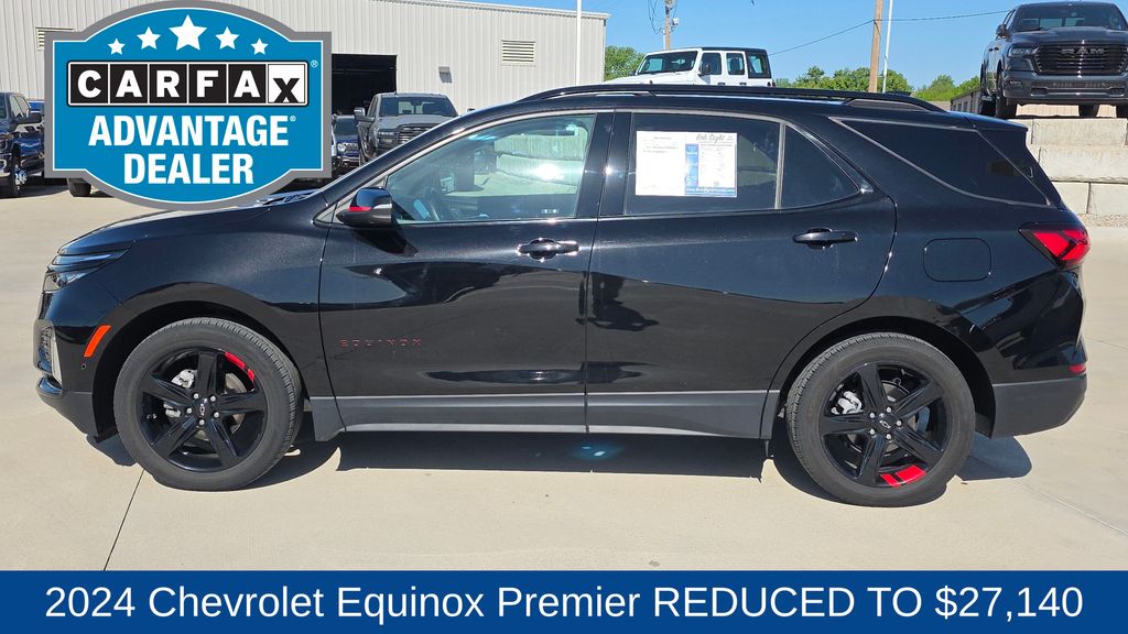Used 2024 Chevrolet Equinox Premier with VIN 3GNAXNEG2RL255422 for sale in Kansas City