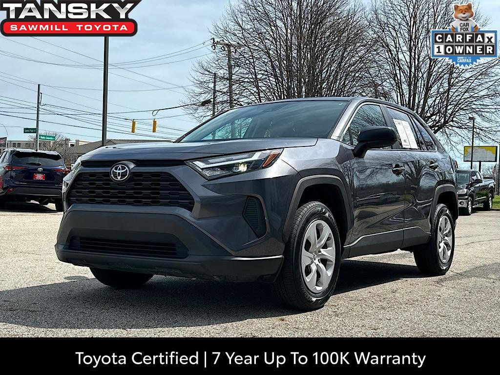 Magnetic Gray Metallic 2024 Toyota RAV4 LE AWD SUV / Crossover All-Wheel Drive 8-Speed Automatic