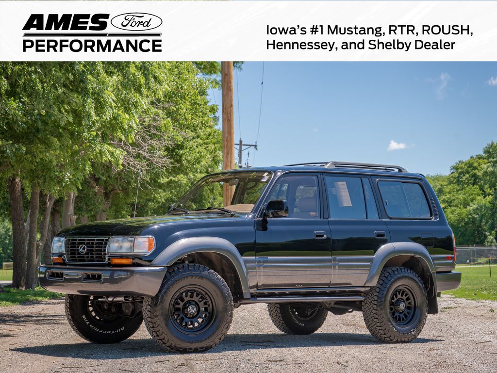 Black 1996 Lexus LX 450 4WD SUV / Crossover Four-Wheel Drive 4-Speed Automatic