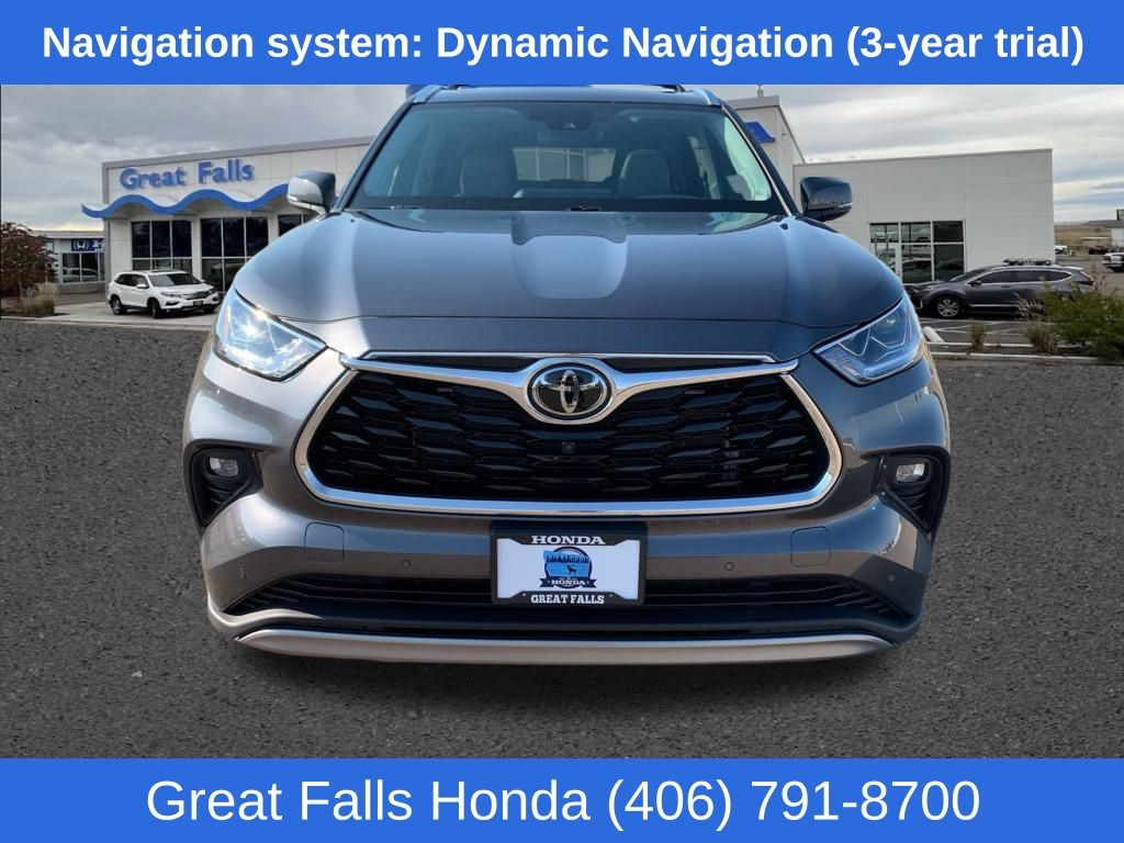 Used 2022 Toyota Highlander Platinum with VIN 5TDFZRBH3NS257410 for sale in Great Falls, MT