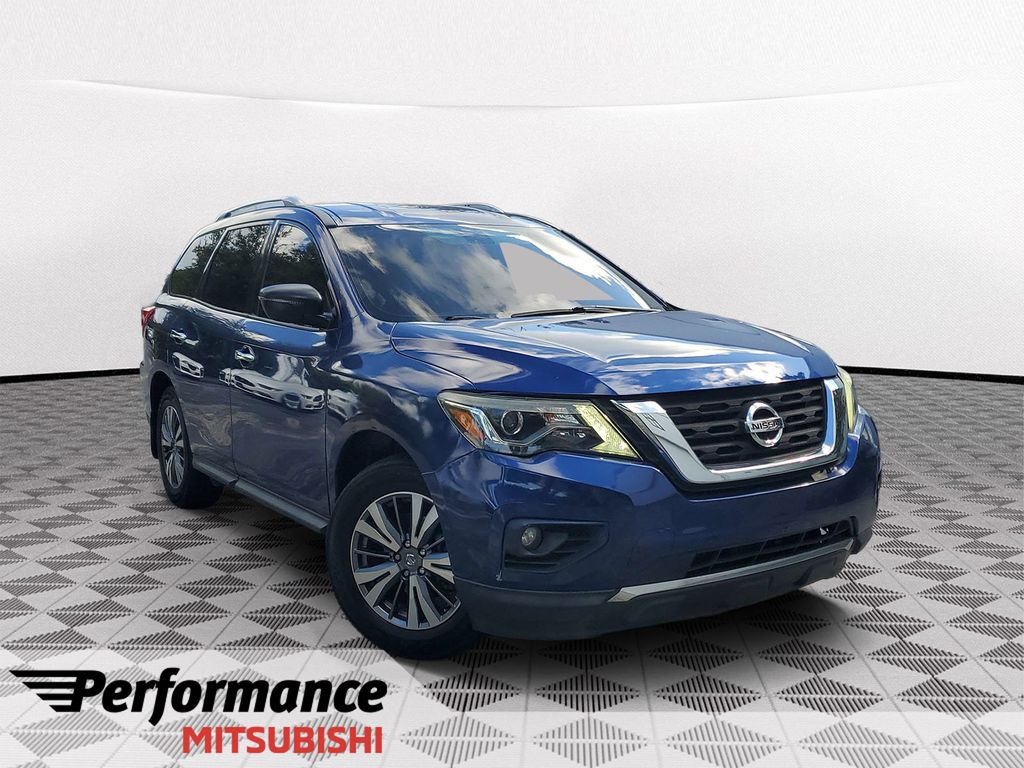 Caspian Blue Metallic 2020 Nissan Pathfinder SUV / Crossover Four-Wheel Drive Continuously Variable Transmission