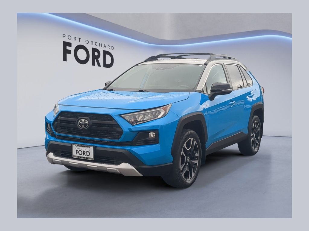 Blue Flame 2019 Toyota RAV4 SUV / Crossover All-Wheel Drive 8-Speed Automatic