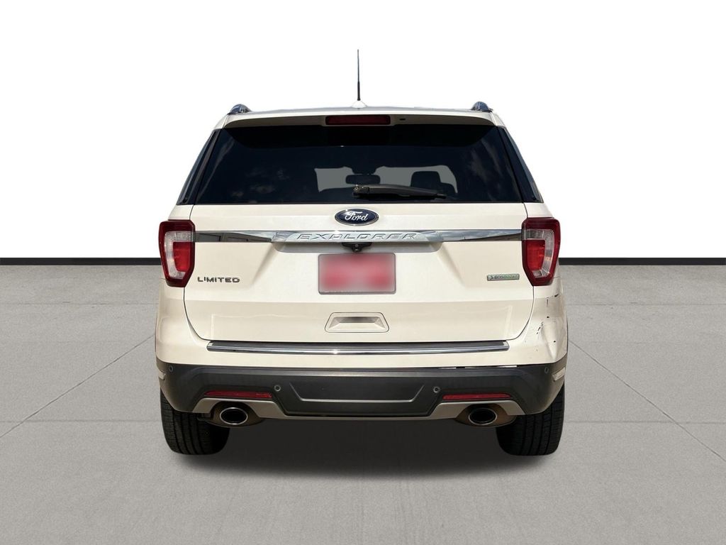 2018 Ford Explorer Limited White at Cook Ford