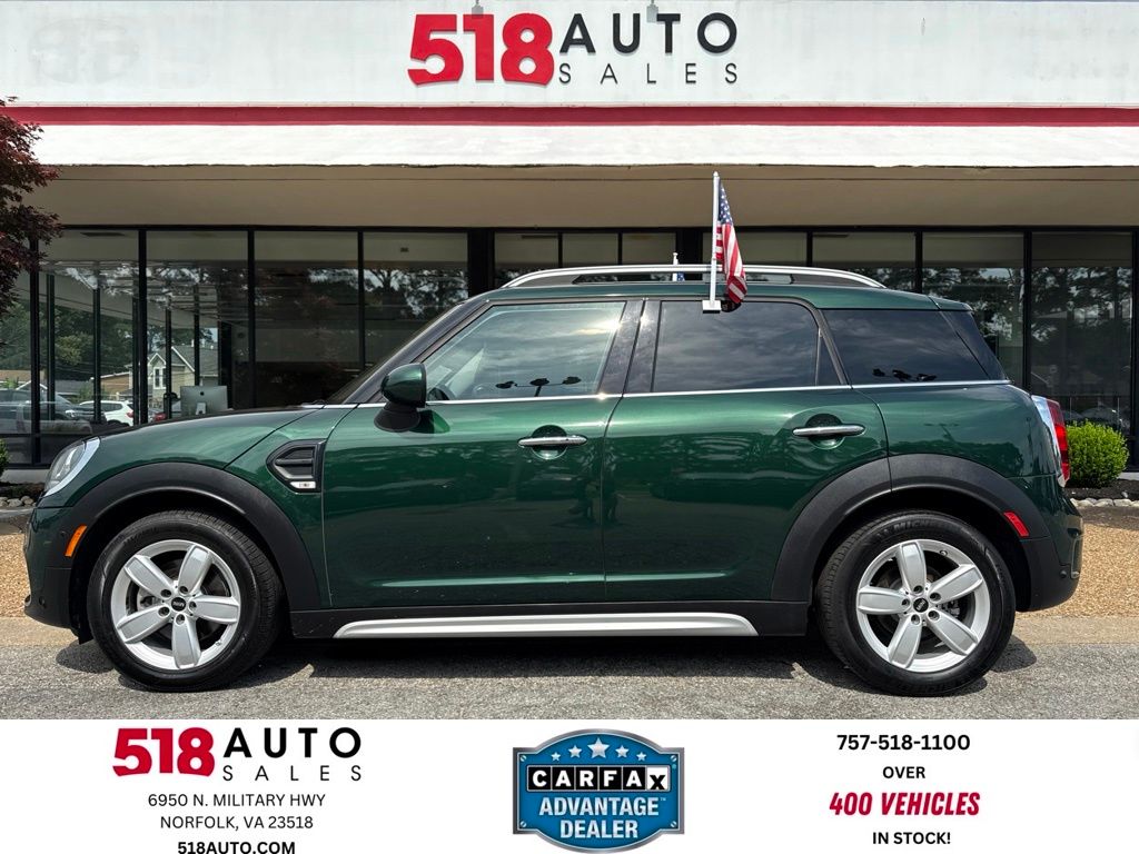 British Racing Green Metallic 2018 MINI Countryman SUV / Crossover Front-Wheel Drive 6-Speed Manual