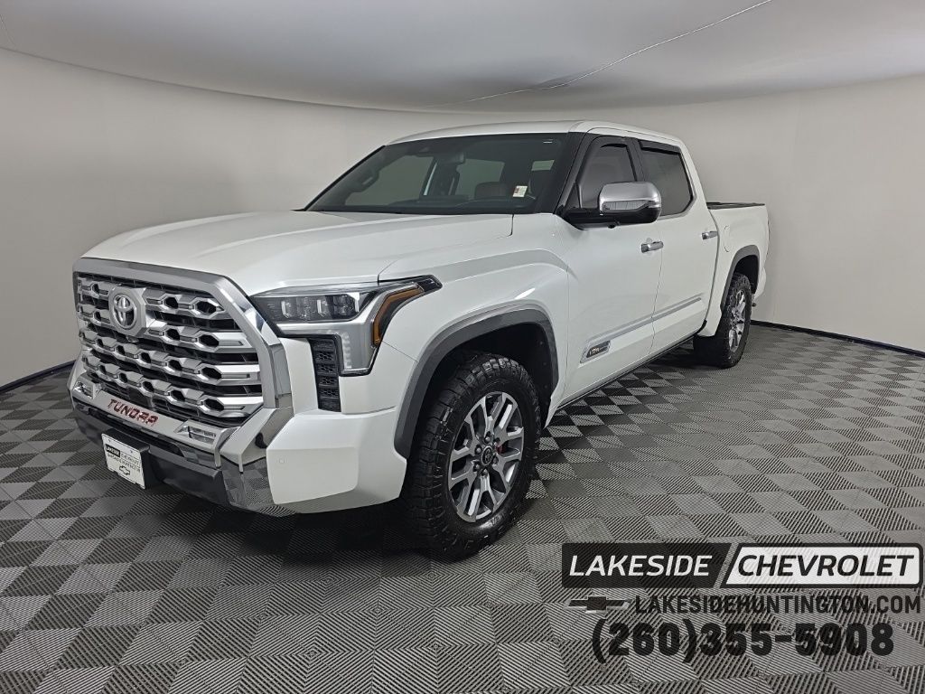 Pearl 2022 Toyota Tundra Pickup Truck Four-Wheel Drive Automatic