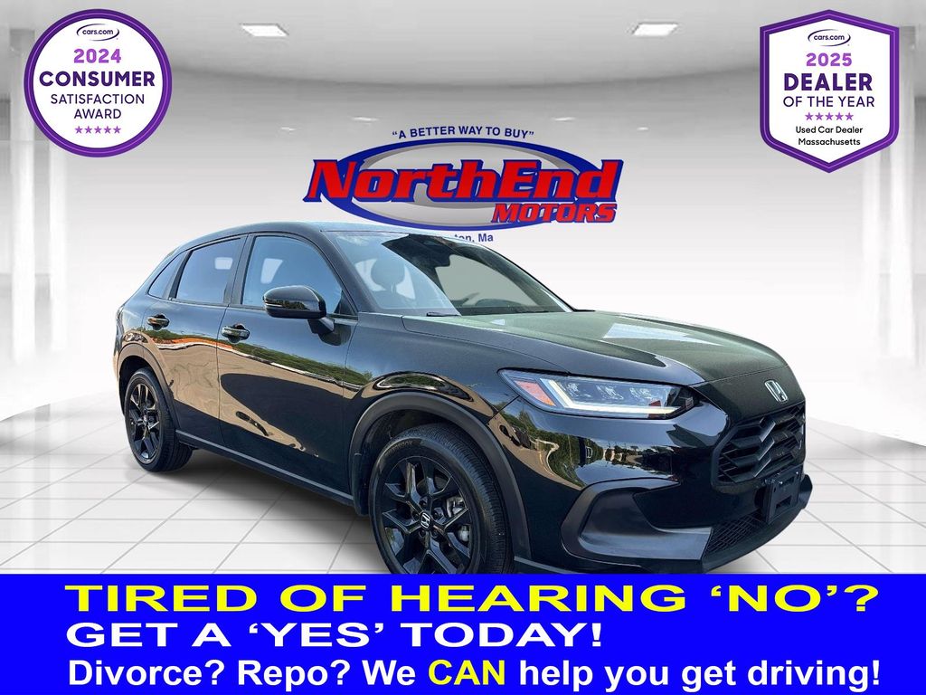 Black 2024 Honda HR-V Sport AWD SUV / Crossover All-Wheel Drive Continuously Variable Transmission