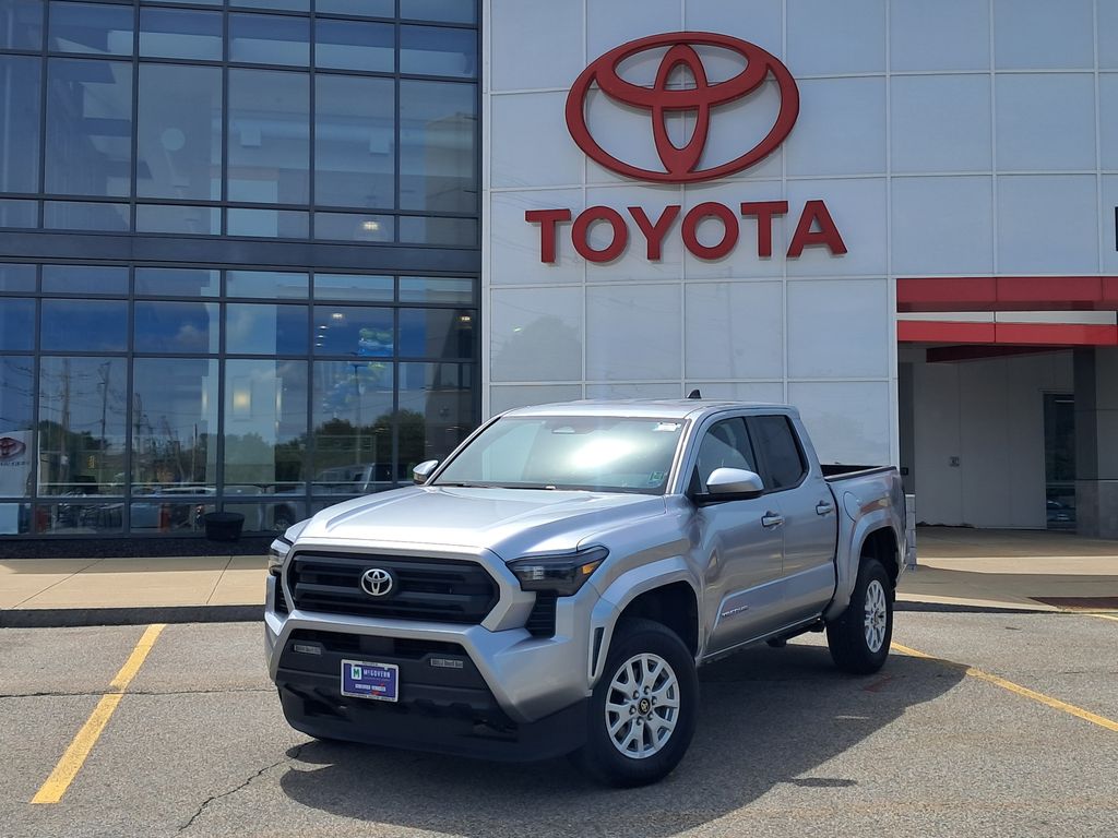 Celestial Silver Metallic 2025 Toyota Tacoma Pickup Truck Four-Wheel Drive 8-Speed Automatic