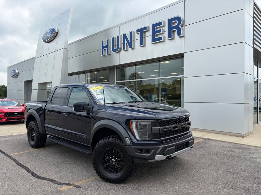 Antimatter Blue Metallic 2022 Ford F-150 Pickup Truck Four-Wheel Drive Automatic