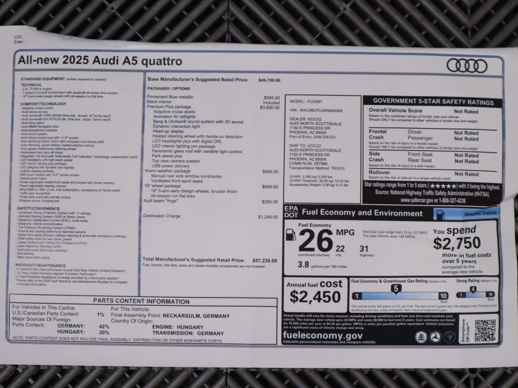 Thumbnail: 2025 Audi A5 - 9