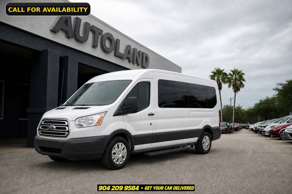 Oxford White 2019 Ford Transit Passenger Van Rear-Wheel Drive 6-Speed Automatic Overdrive