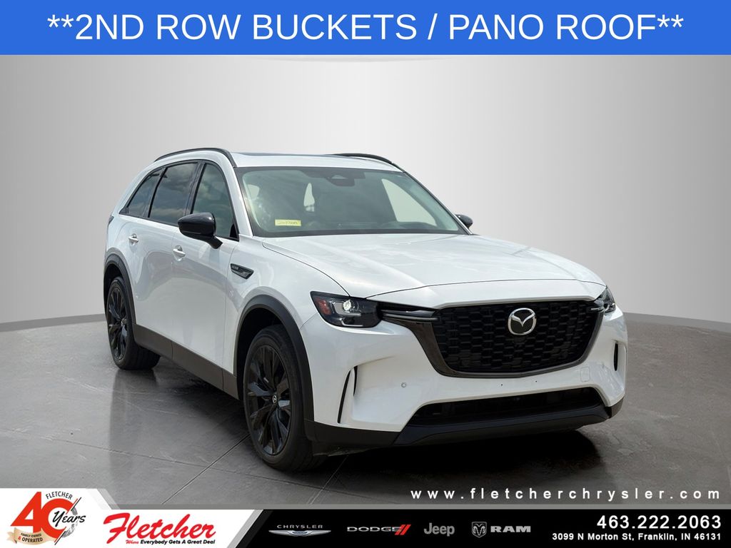 Rhodium White Premium 2025 Mazda CX-90 SUV / Crossover All-Wheel Drive 8-Speed Automatic