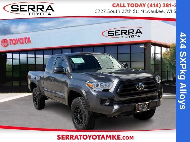 Magnetic Gray Metallic 2021 Toyota Tacoma Pickup Truck Four-Wheel Drive 6-Speed Automatic