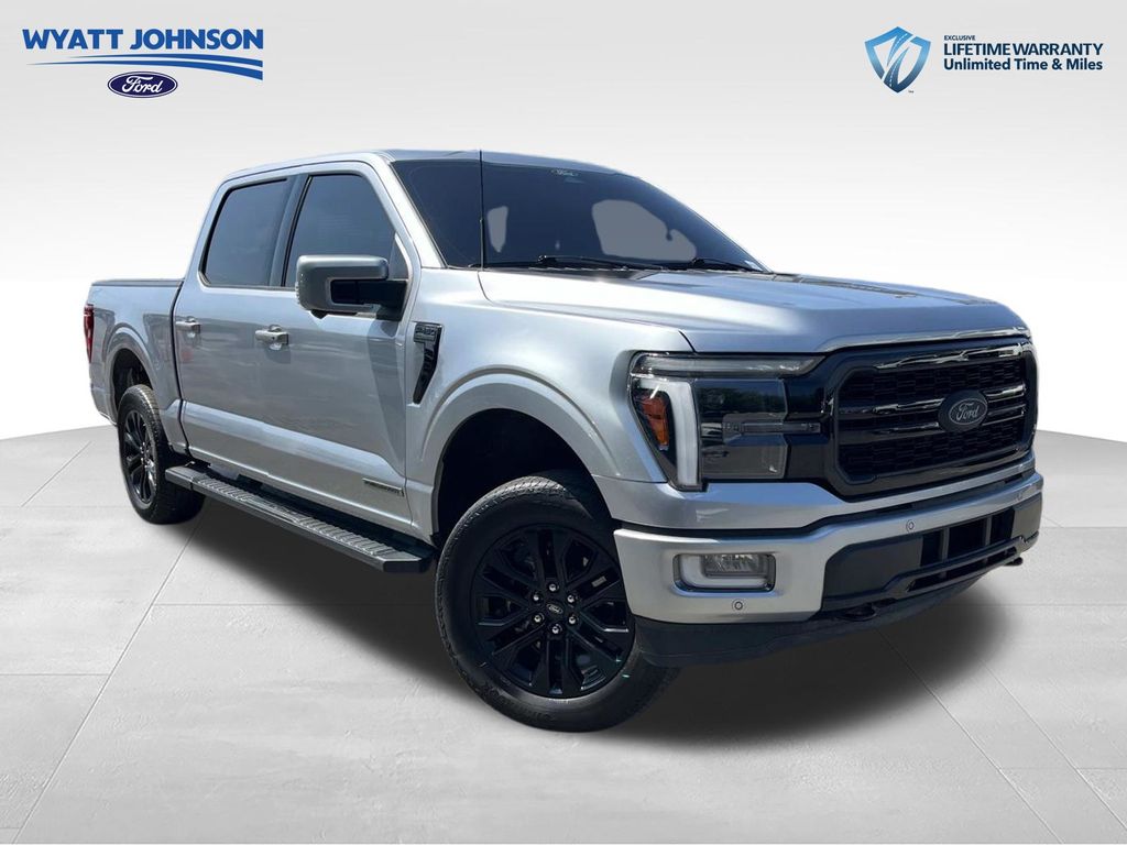 Silver Metallic 2024 Ford F-150 Pickup Truck Four-Wheel Drive Automatic