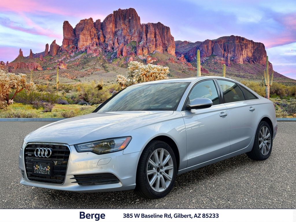 2013 Audi A6 Plata Sedán Tracción en las cuatro ruedas 8 velocidades Automática