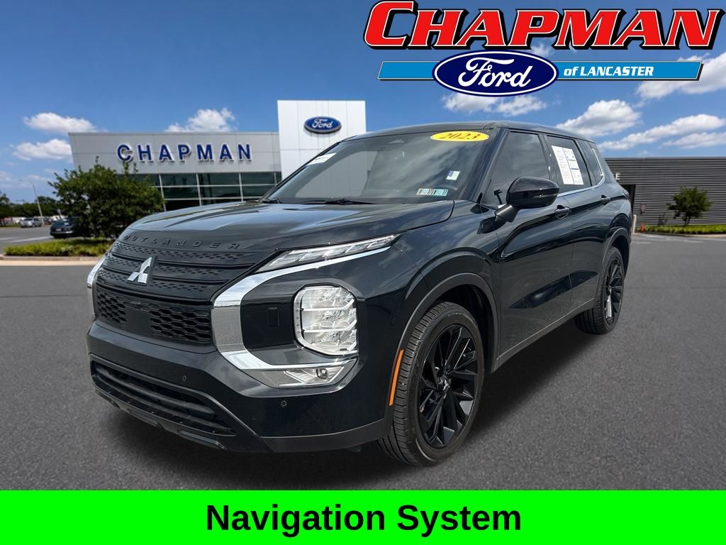 Black 2023 Mitsubishi Outlander SUV / Crossover All-Wheel Drive Continuously Variable Transmission