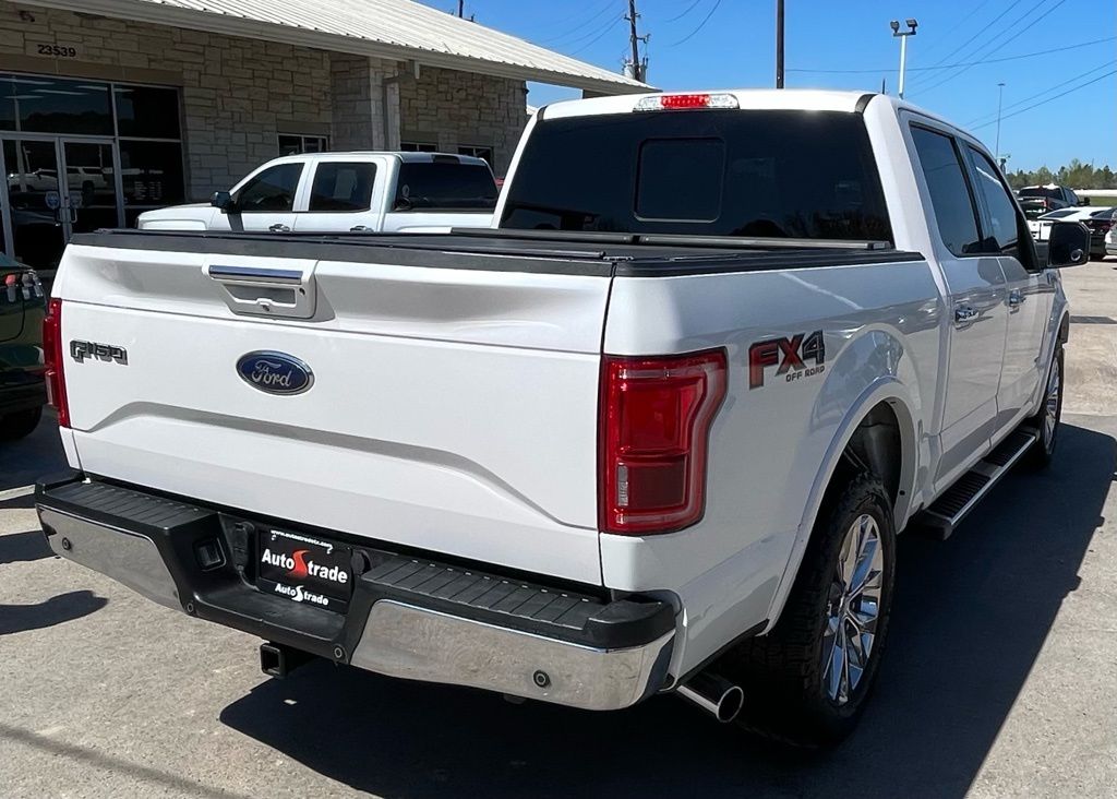 2015 Ford F-150 Lariat White at Wharton Chevrolet GMC