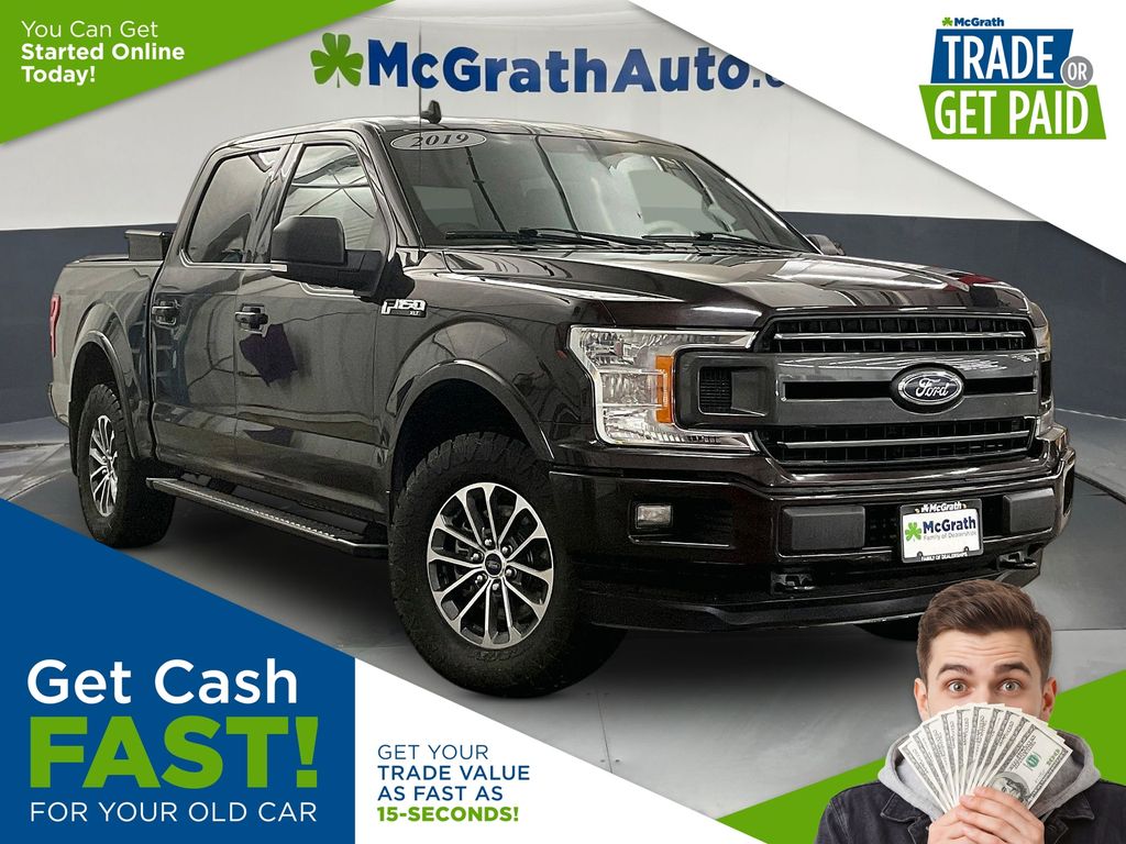 Magma Red 2019 Ford F-150 Pickup Truck Four-Wheel Drive Automatic