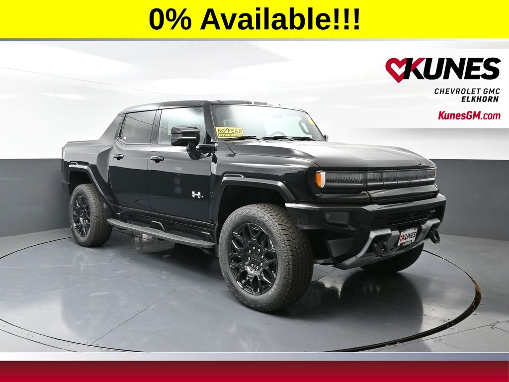 Void Black 2025 GMC Hummer EV Pickup Pickup Truck All-Wheel Drive 1-Speed Automatic