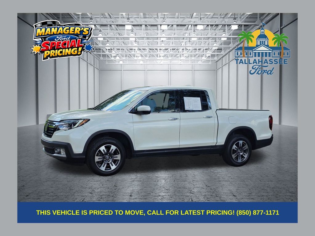 White Diamond Pearl 2017 Honda Ridgeline Pickup Truck All-Wheel Drive 6-Speed Automatic