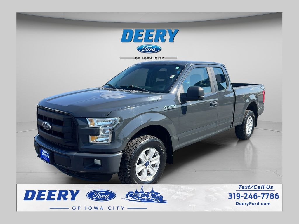 Lithium Gray 2016 Ford F-150 Pickup Truck Four-Wheel Drive 6-Speed Automatic
