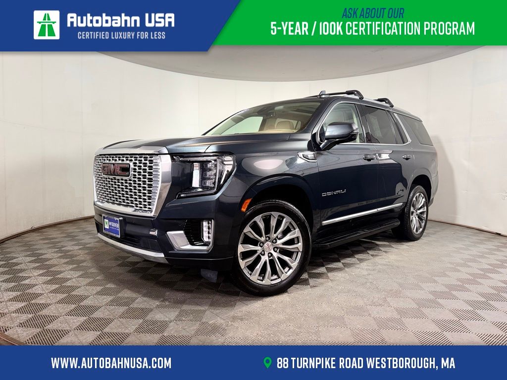 Hunter Metallic 2021 GMC Yukon Denali 4WD SUV / Crossover Four-Wheel Drive