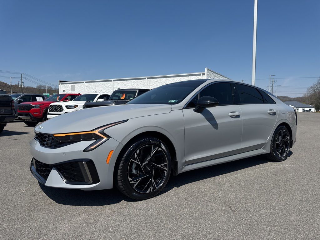 Wolf Gray 2025 Kia K5 GT-Line FWD Sedan Front-Wheel Drive 8-Speed Automatic
