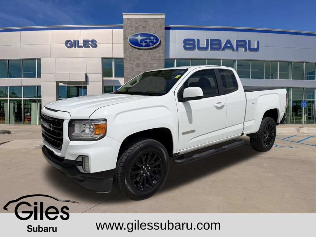 Summit White 2021 GMC Canyon Elevation Extended Cab RWD Pickup Truck 4X2 8-Speed Automatic