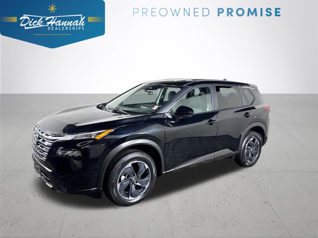 Super Black 2024 Nissan Rogue SUV / Crossover All-Wheel Drive Continuously Variable Transmission