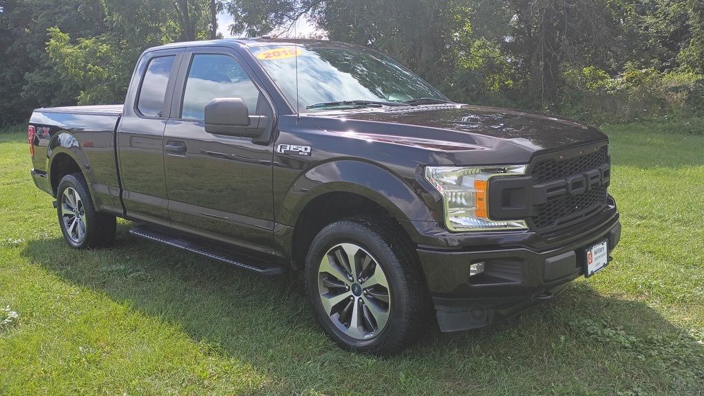 Magma Red 2019 Ford F-150 Pickup Truck Four-Wheel Drive Automatic