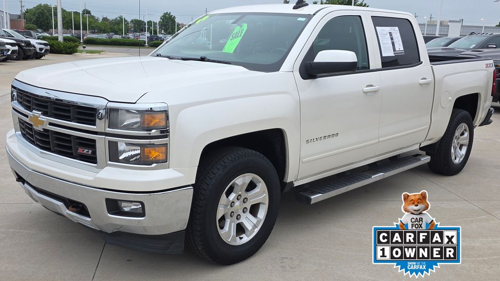 White Diamond Clearcoat 2015 Chevrolet Silverado 1500 Pickup Truck Four-Wheel Drive 6-Speed Automatic Overdrive